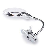 Fly Desktop Magnifying Glass with Lamp Large Mirror Magnifying Glass Magnifier