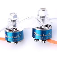 FPV Brushless Motor Rcharlance, 2 Pics FPV Racing Quadcopter Motors 1408 3600KV High-end fpv Brushless Motors for 110-160mm Quadcopter Drone Blue Violence