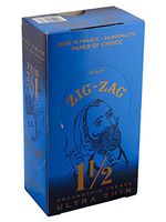 ZIG ZAG ROLLING PAPERS ULTRA THIN 1 1/2" 32 LEAVES UNFLAVORED FLAVOR PACK OF 24