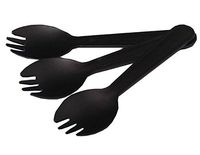 NormCorer - 10,000pcs Plastic Forks and Spoons Disposable 2 in 1 Dessert Sporks for Camping, Picnics, Parties, and Weddings