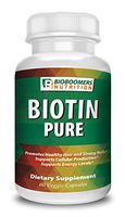 Biotin Pure 10,000mcg | Non-GMO & Gluten Free | Promotes Healthy Skin, Hair & Strong Nails