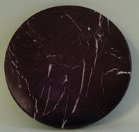 Zero Point Global Frequency Disc - Marble/3.5 inches Black Round/ 5 Ounces