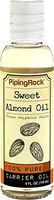 Piping Rock Sweet Almond Oil 4 fl oz (118 mL) Bottle Cold Pressed Frunus Amygdalus Dulcis