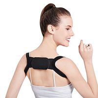 YOJINKE Posture Corrector for Men and Women Upper Back Brace for Clavicle Support Adjustable Back Straightener and Providing Pain Relief from Neck Back Shoulder