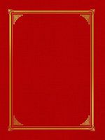 Geographics Red Document Covers, 12.50" x 9.75", 6/Pack (48614)