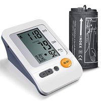 GHzzY Upper Arm Blood Pressure Monitor - Digital Automatic Blood Pressure Monitor with Storage Bag - Irregular Heartbeat & Hypertension Detector