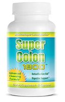 Super Colon 1800 Weight Loss Detox Cleanse All Natural with Acai Fruit and Fennel Seeds 60 Capsules Per Bottle 50 Bottles