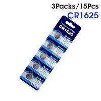 BR1625 ECR1625 LM1625 KCR1625 CR1625 3V Button Coin Cell Battery Bulk 15Pcs
