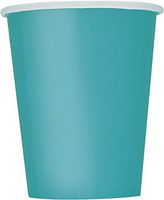 9oz Teal Paper Cups, 14ct
