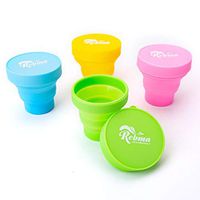Rebma Products Menstrual Sterilizing Collapsible Silicone Travel Cup Made of Medical Grade Silicone