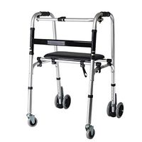 Bariatric Heavy-Duty Folding Rollator Walker with 4 Wheels for Seniors, Walking Frame Lightweight, Mobility Aid for Handicap,Adults Extra Wide Rolling Walker