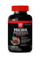 Brain Function Support Supplements - MUCUNA PRURIENS Extract 350 MG - mucuna Supplement - 1 Bottle 60 Capsules