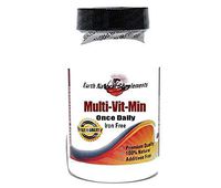 Multivitamin Once Daily Iron Free * 100 Caps 100% Natural - by EarhNaturalSupplements