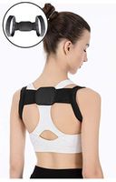 Lisa Life Posture Corrector for Women/Men/Children/Girls Under Clothes (Large Black)