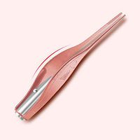Leoie LED Flashlight Ear Pick Wax Remover Ear Cleaner Tweezer Ears Care Tool Rose gold