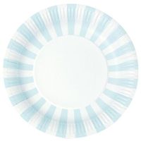 Paper Eskimo 12-Pack Party Plates, Powder Blue