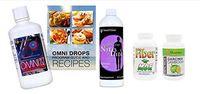 Omni Drop Program Bundle *Fab4 + GC* (Includes: Omni Drops w/Program Guide, Omni IV w/Glucosamine, OmniTrim Nite Lite, Fiber n Mor and Garcinia Cambogia Extract)