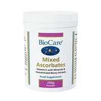 Biocare Mixed Ascorbates (with natural fruit extract antioxidants), 250g powder