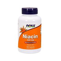 NOW Supplements, Niacin (Vitamin B-3) 500 mg, Essential B-Group Vitamin*, Nutritional Health, 100 Capsules