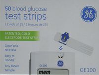 Bionime GE100 Test Strips, 6 Count