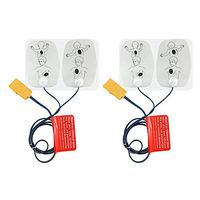 Pelvifine Training Pads for The AED Trainer Child Training Replacement Pads for AED Trainer,2 Pairs，with Pins