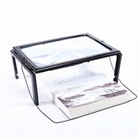 Big A4 Full Page 3x Magnifier Sheet Large Magnifying Glass Reading Aid Lens
