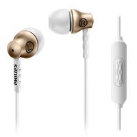 Philips SHE8105GD/27 In-Ear Headphones with Mic, Gold