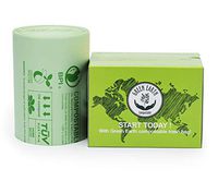 Green Earth Compostable Biodegradable Tall Kitchen Trash Bags,Food Waste Bags, 13 Gallon, 49.2 Liter, 50-Count, Superior Strength 1 Mil Thickness,US BPI ASTM D6400 and Europe OK Compost Home Certified