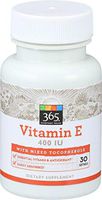 365 Everyday Value, Vitamin E 400 IU with Mixed Tocopherols, 30 ct