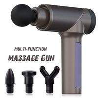CKSOHOT Massage Gun Deep Tissue Percussion Muscle Massager 6 Speeds Portable Super Quiet Brushless Motor Cordless Handheld Fascia Gun for Muscle Deep Relaxation with 4 Massage Heads