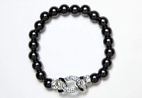 Silver Buckle Magnetic Therapy Bracelet (Size Small - 7")