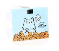 Little Fresh Cartoon Scales LCD Digital Display Weight Weighing Electronic Smart Balance Body Household A,2