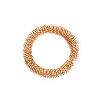 Artibetter Acupressure Bracelet Acupressure Rings Finger Massage Ring for Kids Teens Adults Sport (Golden)
