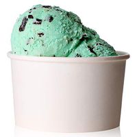 200-Pack 8 oz Ice Cream Cup - Disposable Paper Dessert Bowls Party Supplies Treat Cups for Hot and Cold Food, Sundae, Frozen Yogurt, Soup – 8 ounce, White