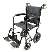 Deluxe Lightweight Aluminum Transport Wheelchair - 1 Each / Each
