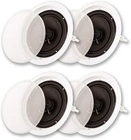 Acoustic Audio SP8c in Ceiling 8" Speaker 2 Pair Pack 2 Way Home Theater 1200 Watt SP8c-2PR