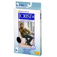 Jobst for Men Casual Support Socks 15-20mmHg Extra Large Khaki