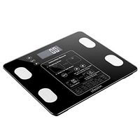 180kg/100g Digital Body Fat Scale Health Analyser Fat Muscle BMI Black