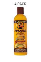 Howard Products FW0016 Feed-N-Wax Wood Polish and Conditioner, 16-Ounce (4 PACK)