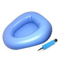 HSRG Portable Inflation Cushions Bedpan, Medical Inflatable Cushions Potty Washable, for Bedridden Elder Bedbound Patient Men Women, 2 PCS