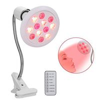 AJIC 24W Red LED Beauty Light Red Led Therapy Lamp 660nm Near Infrared 850nm Led Light for Repair Skin Problem Pain Relief (Color : White)