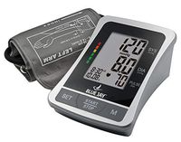 Blue Jay Perfect Measure Deluxe Large Digit Arm Blood Pressure Kit - Blood Pressure Measuring Kit, Adult BP Meter, 2 Arm Cuffs, AC Adapter Charger, Professional Diagnostic Device. Health Monitors