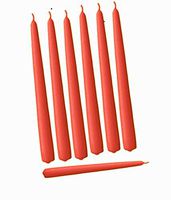 D'light Online Elegant Taper Premium Quality Candles, Hand-Dipped, Dripless and Smokeles - Set of 12 Individually Wrapped (10 Inch, Bittersweet)