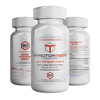 T-Factor Men Testosterone Booster Supplement (60 Tablets) TFactor Supports Natural Testosterone Levels, Stamina, Endurance, Muscular Strength Healthy Weight Loss and Fat Burning (3)