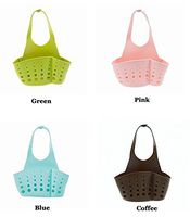 Kitchen Portable Hanging Drain Bag Basket Bath Storage Gadget Tools Sink Holder