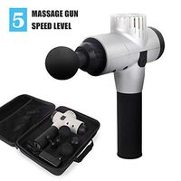 zinnor Deep Tissue Massager Muscle Massage Gun for Pain Relief, Handheld Electric Body Massager with 6 Massage Head