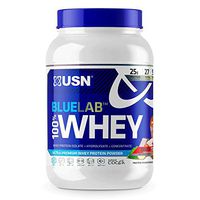 USN Supplements BlueLab 100 Percent Whey Protein Powder - Keto Friendly, Low Carb and Low Calorie