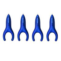 PenAgain ErgoSof Pen Ehlers-Danlos Arthritis Carpal Tunnel Pain Relief Blue (00021), 4 Pack