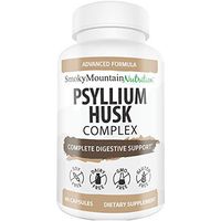 Psyllium Husk Complex 1080mg of Psyllium Husk (60 Capsules) Psyllium Husks Fiber Powder Supplement Supports Digestion, Intestinal Health & Regularity- Plus 10 Herbs- Smoky Mountain Nutrition