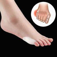 BELONG 1Pair Women Little Toe Separator Bunionette Little Toe Bunion Corrector Last Toe Gel Separator Eases Callus Foot Support